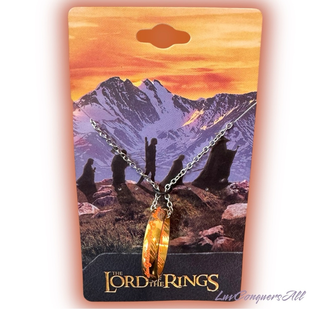 The Lord Of The Rings The One Ring Necklace